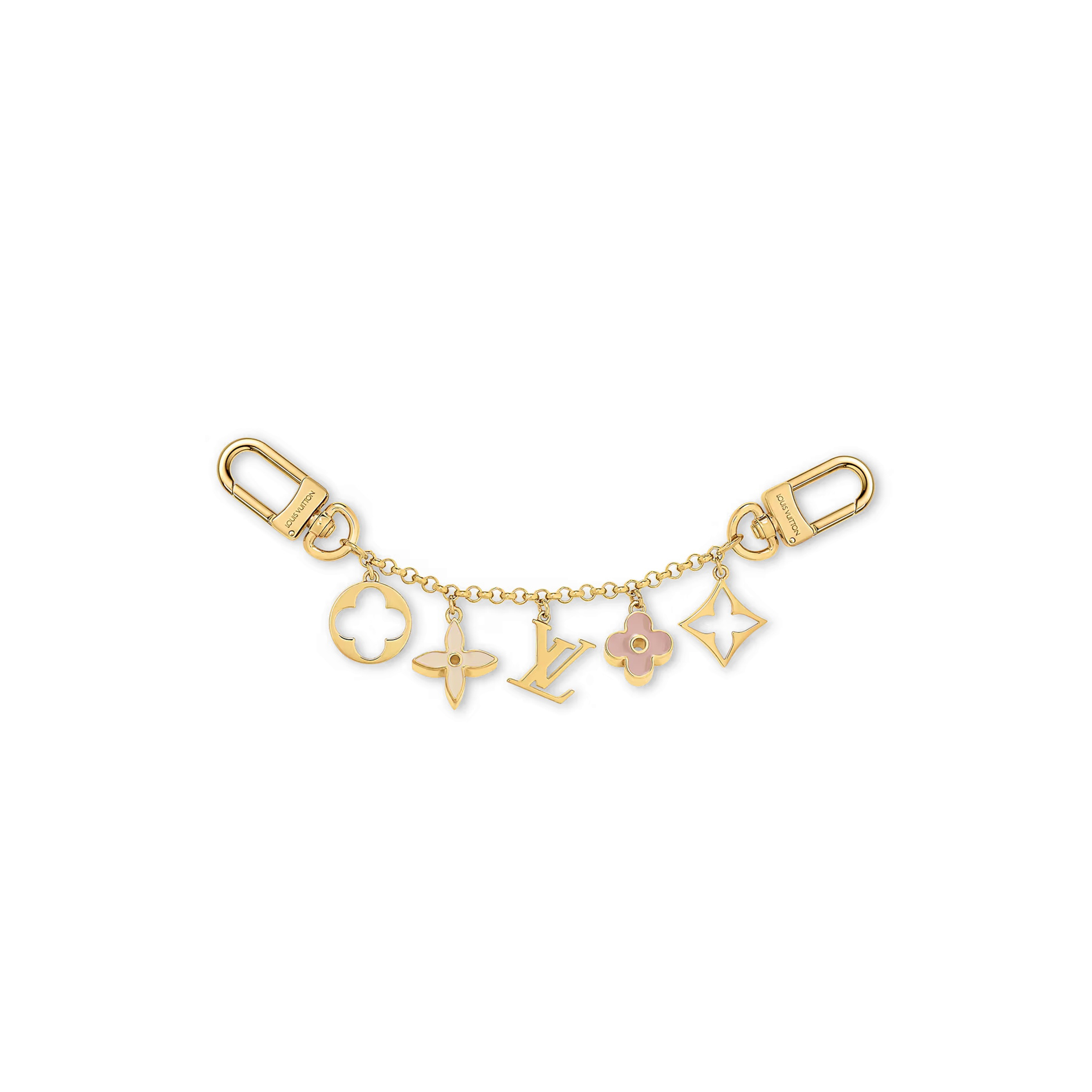 l0*is V*t0n fleur de monogram bag charm chain m01413